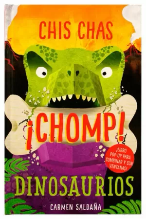 LIBRO INFANTIL: CHIS CHAS ¡CHOMP!: DINOSAURIOS