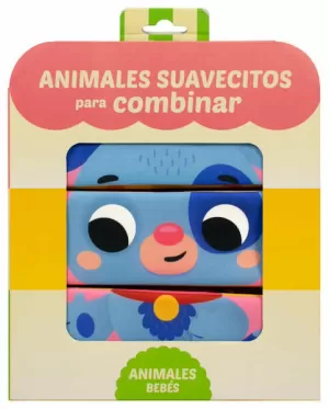 LIBRO DE TELA PARA BEBÉS: ANIMALES SUAVECITOS PARA COMBINAR: ANIMALES BEBES