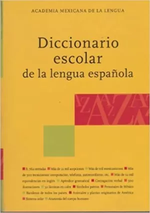 DICCIONARIO ESCOLAR DE LA LENGUA ESPAÑOLA